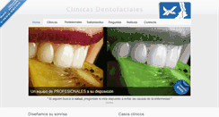 Desktop Screenshot of clinicasdentofaciales.com